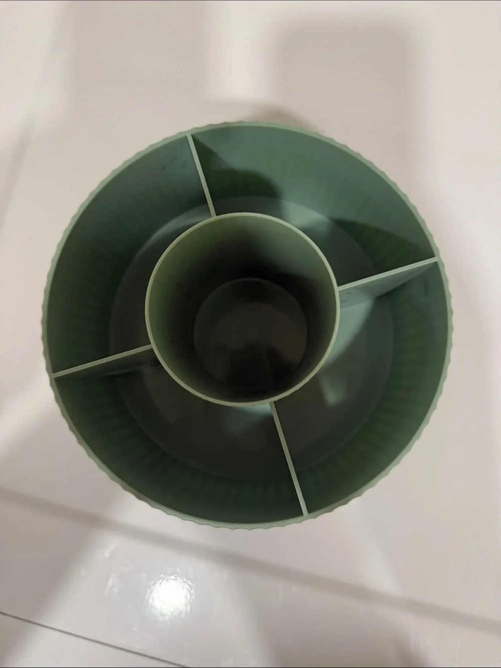 Spinning Green Sectioned Organizer Caddy - Home Accents